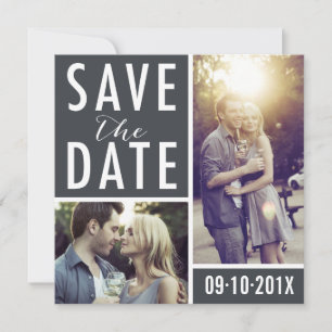 Moderne Save the Date FotoCollage