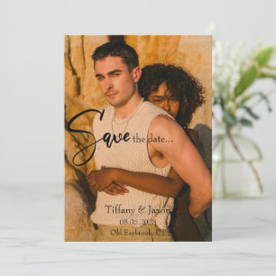 Moderne Save The Date-Karte Einladung