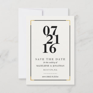 Moderne Save the Date Mitteilungen