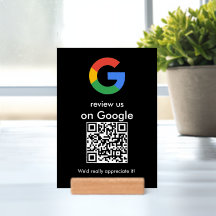 Moderne Scan-to-Review-Google-QR-Code-Geschäftsbes