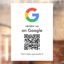 Moderne Scan-to-Review-Google-QR-Code-Geschäftsbes