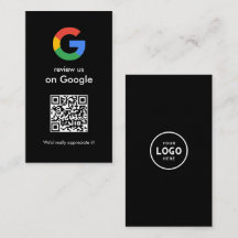 Moderne Scan-to-Review-Google-QR-Code-Geschäftsbes
