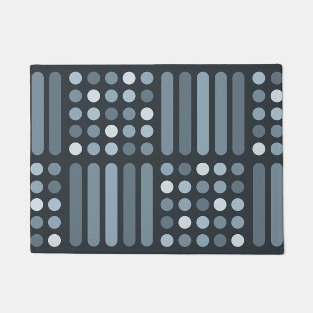 Moderne Schaltkreise des Mitteljahrhunderts - Schi Fußmatte (Vorderseite)