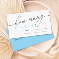 Moderne Schätzung Wie viele Kisses Brautparty Game