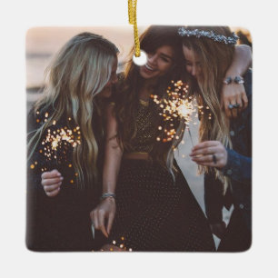 Moderne Schick Beste Freunde Keramikornament