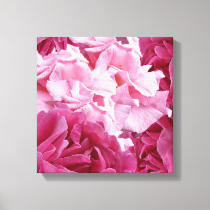 Moderne schicke abstrakte hübsche rosa Rose fancy Leinwanddruck