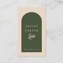 Moderne schicke Arch Beauty Hair Stylist Business