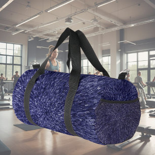 Moderne, schicke Gestaltung in Dunkelblau, Glitter Duffle Bag