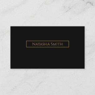 Moderne schicke Gold Business Card Visitenkarte