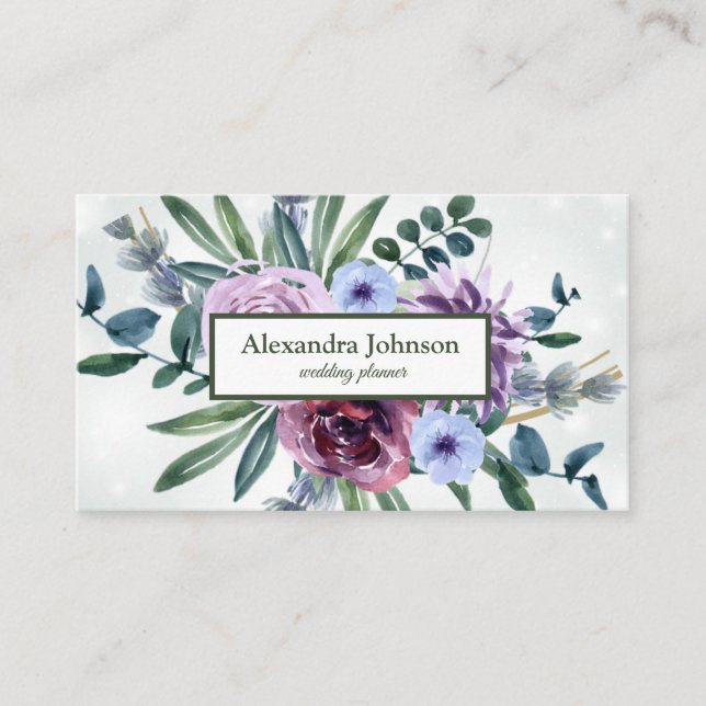 Moderne schicke Gold Leaf Foil Luxus Business Card Visitenkarte (Vorderseite)