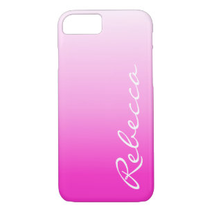 Moderne schicke, gürtliche, anpassbare Rosa ombre  Case-Mate iPhone Hülle