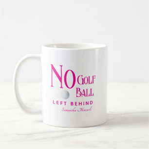Moderne schicke Hot Pink Individuellen Namen Funny Kaffeetasse