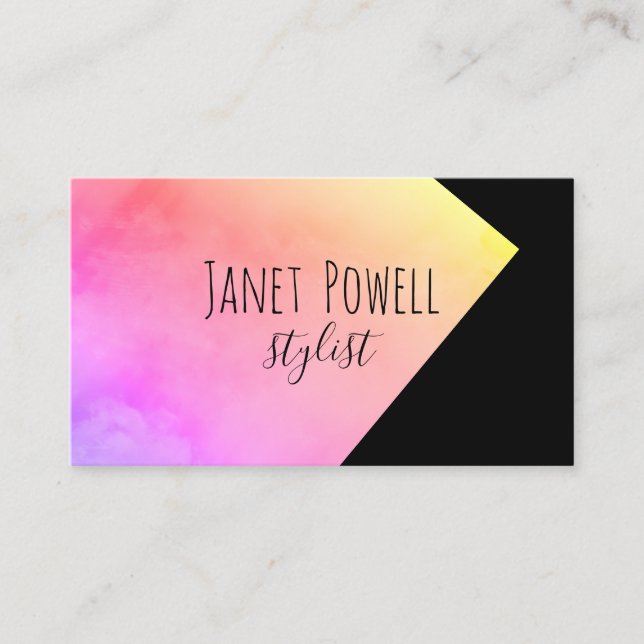 moderne schicke, minimalistische Visitenkarten Visitenkarte (Vorderseite)