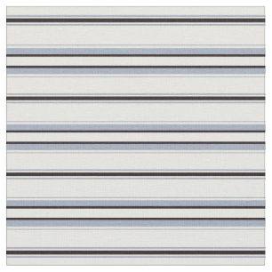 Moderne, schicke, schwarze, blaue und weiße Streif Stoff