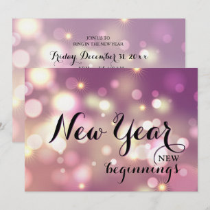 Moderne Schicke Silvesterparty Einladung