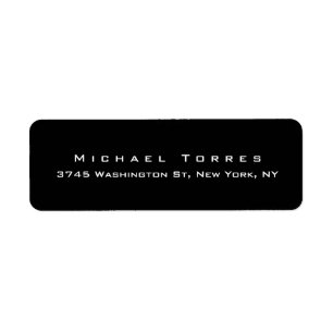Moderne Schlicht Elegante Trendy Black Minimalisti