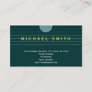 Moderne Schlichte Minimal Business Card Visitenkarte