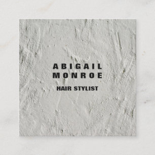 Moderne Schlichte Minimalistische Berufliche Graum Quadratische Visitenkarte