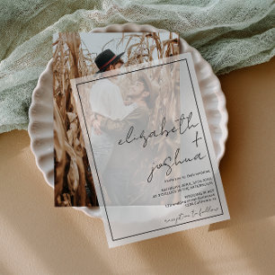 Moderne, schlichte, schwarze Schriftzeichen