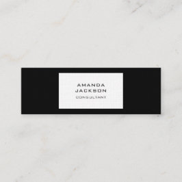 Moderne Schlichte Trendfarben Minimalistisch Mini Visitenkarte