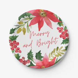 Moderne, schlichte und helle Schrift Pappteller