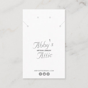 Moderne Schmuckstücke aus Erding und Nekklace Visitenkarte