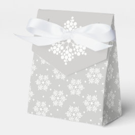 Moderne Schneeflocken - Gefälligkeitsbox Geschenkschachtel