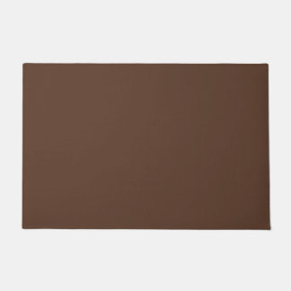 Moderne Schokoladenbraune Einfarbige Farbe Fußmatte