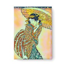 Moderne Schönheit in einem Schneesturm, Chroma-Ver