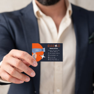 Moderne Schönheitsdienstleistungen Friseursalon Visitenkarte