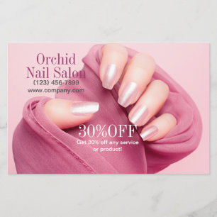 Moderne Schönheitssalon SPA Nagelstudio Preisliste Flyer