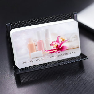 Moderne Schönheitssalon und Spa 'Pink Orchid' Visitenkarte