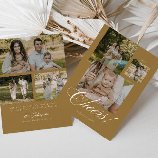 Moderne Schrift Cheers Weihnachten 6 Fotos