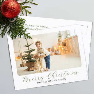 Moderne Schrift Frohe Weihnachten Foto