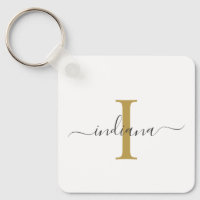 Moderne Schrift Monogramm Eleganter Name