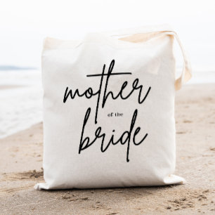 Moderne Schrift Mother of the Bride-Tasche Tragetasche