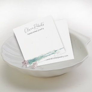 Moderne Schrift Ohrstecker Display Karte