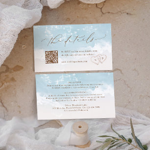 Moderne Schrift Sand Herzen Strand Hochzeitsdetail Platzkarte