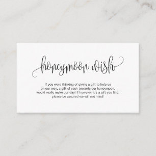 Moderne Schrift, Schwarzer Schriftart, Hochzeitsho Begleitkarte