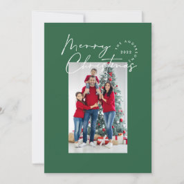 Moderne Schriftart 1 Foto Weihnachtsfeiertag Feiertagskarte