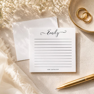 Moderne Schriftart Benutzerdefinierte Namensnachri Mitteilungskarte