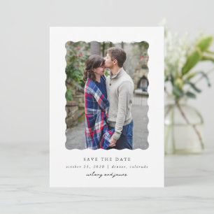 Moderne Schriftart Save The Date