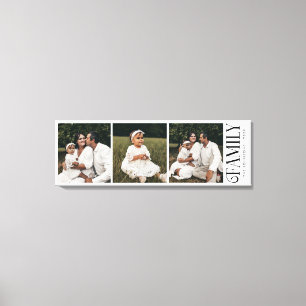 Moderne Schriftfamilie Benutzerdefiniert 3 Fotos N Leinwanddruck