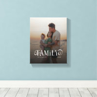 Moderne Schriftfamilie Benutzerdefinierter Foto-Na