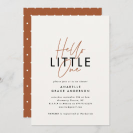 Moderne Schrifttypografie hallo Kleine