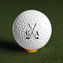 Moderne Schriftzeichen von Golf monogram elegant