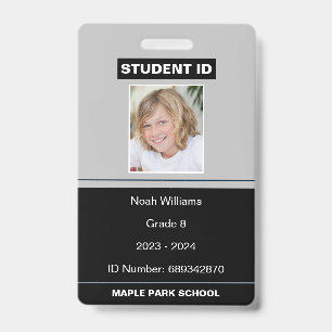 Moderne Schülerausweis-ID  Ausweis