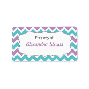 Moderne Schulversorgung / Eigentum an Gütern Adressaufkleber