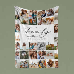 Moderne Schwarz-Foto-Drehbuchfamilie Sherpadecke