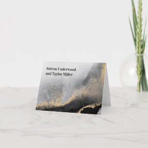 Moderne Schwarz- und Goldfarben